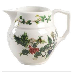 Portmeirion The Holly and The Ivy Staffordshire Jug Small Pitcher 16 oz